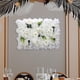 thumbnail image 3 of Fondo de pantalla de pared con flores artificiales, fondo floral, decoración de pared de seda romántica para Blanco, 3 of 9