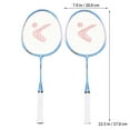 thumbnail image 1 of WRITWAA 1 Pair Badminton Racket Aluminum Alloy Badminton Rackets for Kids Lightweight Outdoor Sports, 1 of 8