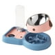 thumbnail image 2 of Cuencos dobles para perros y gatos, cuenco de agua para mascotas, cuencos dobles para mascotas con botella de agua automática, cuenco de agua para mascotas con botella de agua automática True Excellence, 2 of 8