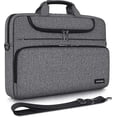 thumbnail image 1 of Housse d'Ordinateur Portable Multifonctionnelle 17 Pouces Mallette d'Affaires Imperméable Sac Messager à Bandoulière Compatible, 1 of 5