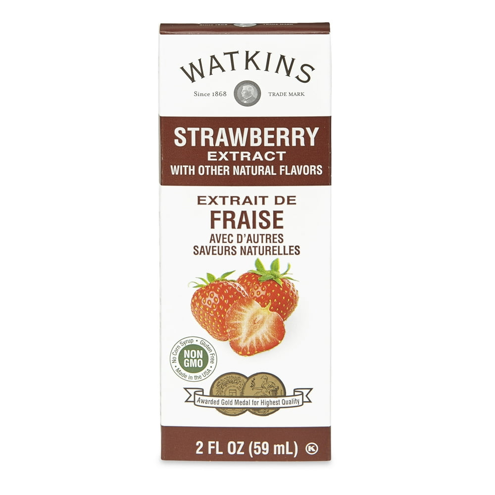 Watkins Strawberry Extract with Other Natural Flavors, 2 fl oz