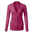thumbnail image 2 of Cardigans for Women Long Sleeve Cardigan Knit Snap Button Sweater Regular & Plus, 2 of 2