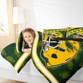 thumbnail image 4 of jejeloiu Football Rugby City Queen Comforter Set,Yellow Ball Helmet Bedding Comforter Set For Men Women Reversible 3-Piece, 4 of 8