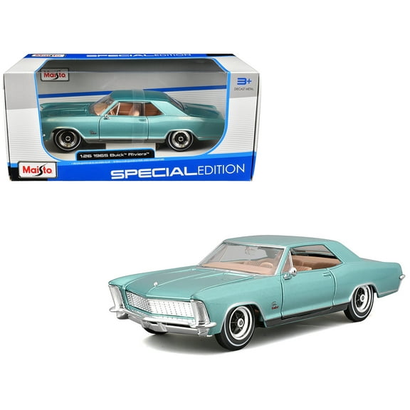 1965 Buick Riviera Gran Sport Light Blue Metallic "Special Edition" Series 1/26 Diecast Model Car by Maisto