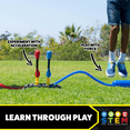 thumbnail image 5 of Stomp Rocket® Original Dueling Rocket Launcher for Kids, Soars 200 Ft 8 Foam Tip Ultra Rockets and Dueling Launcher, Gift for Boys and Girls Ages 5 and up, 5 of 13