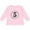 AD-Pink, variant on Inktastic 5th Birthday Flowered Wreath 5 Year Old Girl Girls Long Sleeve Toddler T-Shirt