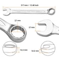 thumbnail image 2 of Llave combinada Jetech de grado industrial, 27 mm, cromo vanad, 2 of 7