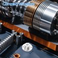 thumbnail image 4 of unbranded Acoplador Flange Coupling Compacto De Aluminio Para Transmisión Estable Industrial Color Plata, 4 of 8