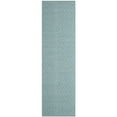 thumbnail image 3 of SAFAVIEH Montauk Terrence Geometric Diamond Cotton Area Rug, Ivory/Turquoise, 8' x 10', 3 of 10