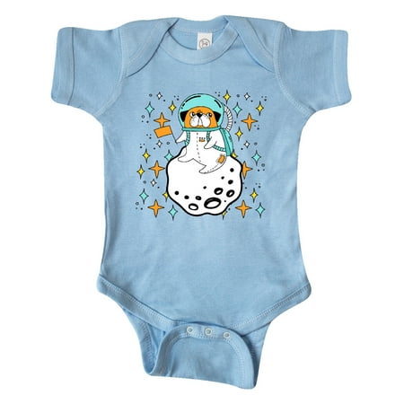 

Inktastic Pug Gifts Astronaut Space Gift Baby Boy or Baby Girl Bodysuit