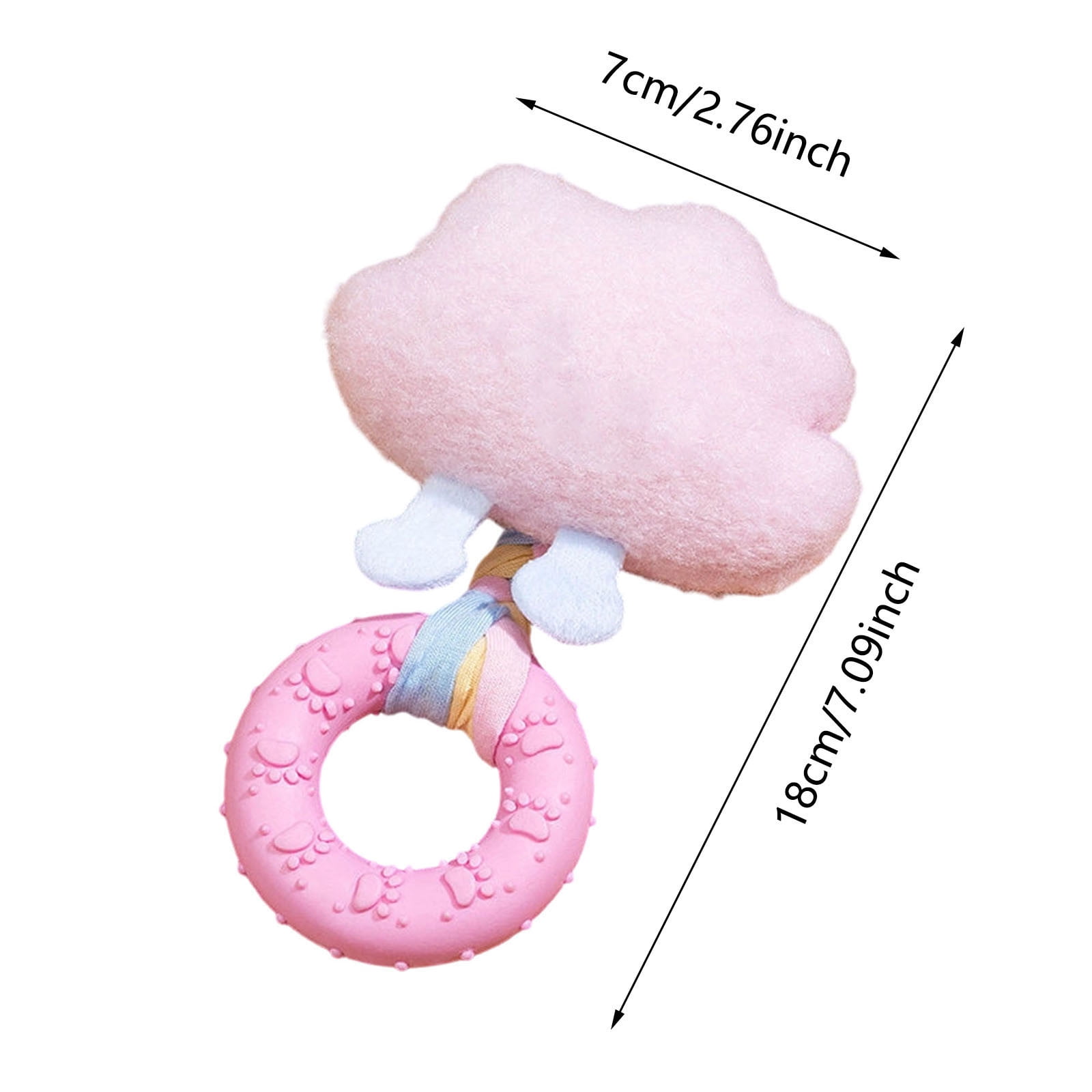 Gytml Squeaky Dog Chew Toys Durable Interactive Plush Puppy Toy With Squeaker Plush Dog Toy For Large & Medium Dogs Aggressive Chewers(4PCS-2.76X7.48Inch)