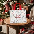 thumbnail image 4 of YOHAVEN Non-Woven Christmas Gift Bags 12.6"x9.8"x6.7" Reusable Holiday Bags for Clothing Accessories Snacks, Family Christmas Exchanges, Friends Gifting, Christmas Decorations Indoor, Wrapping Paper, 4 of 6