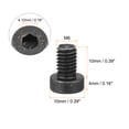 thumbnail image 2 of M6x10mm Hex Socket Thin Head Cap Screw Bolts 12.9 Grade Carbon Steel 50 Pack, 2 of 5