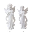 thumbnail image 3 of Toystoory Chica resina Ángel arte moderno decorativo oración estatua regalos arquitectura modelo estante escultura Navidad hogar boda M Decoración del hogar Como se muestra S Toystoory HA064317-02, 3 of 6