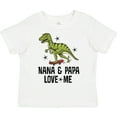 thumbnail image 3 of Inktastic Nana and Papa Love Me Dinosaur Grandson Boys Toddler T-Shirt, 3 of 5
