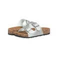 thumbnail image 5 of Women's Cork Footbed Sandals With Adjustable Buckles Slip On Platform Slides Sandals, 5 of 5