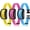 Bark 301, variant on 2 Pack Replacement E-Collar Strap Blue Red, Adjustable 8-27 Inch Collar Belt for Shock & Bark Training Collars