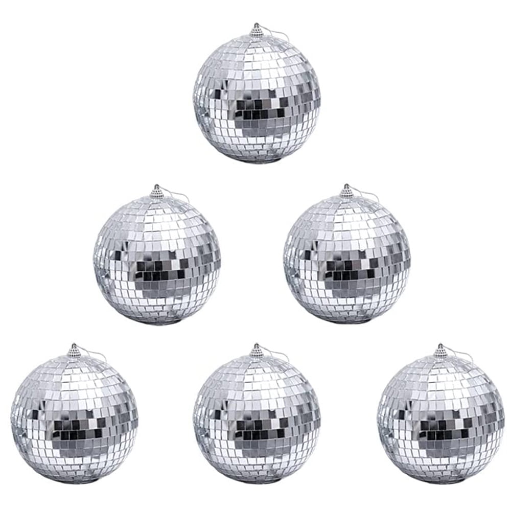 200 Pcs Disco Balls Ornament Mini Disco Balls Small Mirror Silver Hanging  Decorations Reflective Disco Ball for 70s Disco Themed Party Christmas Tree  Birthday Wedding (12, 6, 4, 3, 2, 1 Inch) - Yahoo Shopping