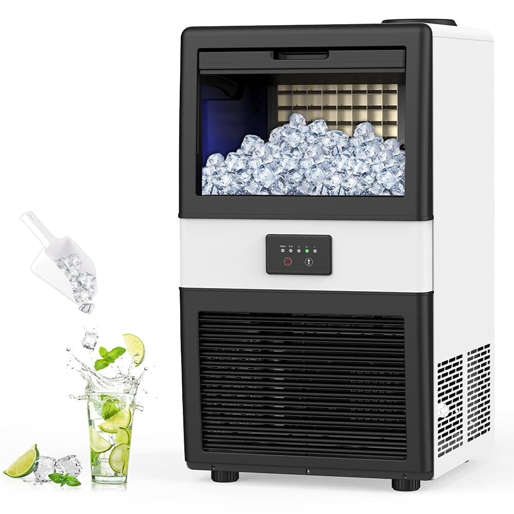 LifePlus Commercial Ice Maker Machine, 70 lbs/24H Freestanding & Built