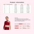 thumbnail image 5 of Manyakai Kids Girls Shiny Rhinestone Jazz Latin Modern Lyrical Dance Crop Tops Irregular Shoulder Pink 6, 5 of 5