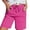 Hot Pink, variant on Blmnix Bermuda Shorts Shorts Women Running Linen Shorts Shorts High Yellow Oversized Cotton Shorts for Woman,S
