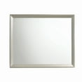 thumbnail image 2 of 46 Inch Transitional Rectangular Wood Frame Mirror, Gray, 2 of 6