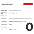 thumbnail image 4 of Solid Tires 9 x 2.25 Inches Electric Scooter Wheels Replacement Front Or Rear Honeycomb Tires Compatible For M365 KUGOO M4, 4 of 9