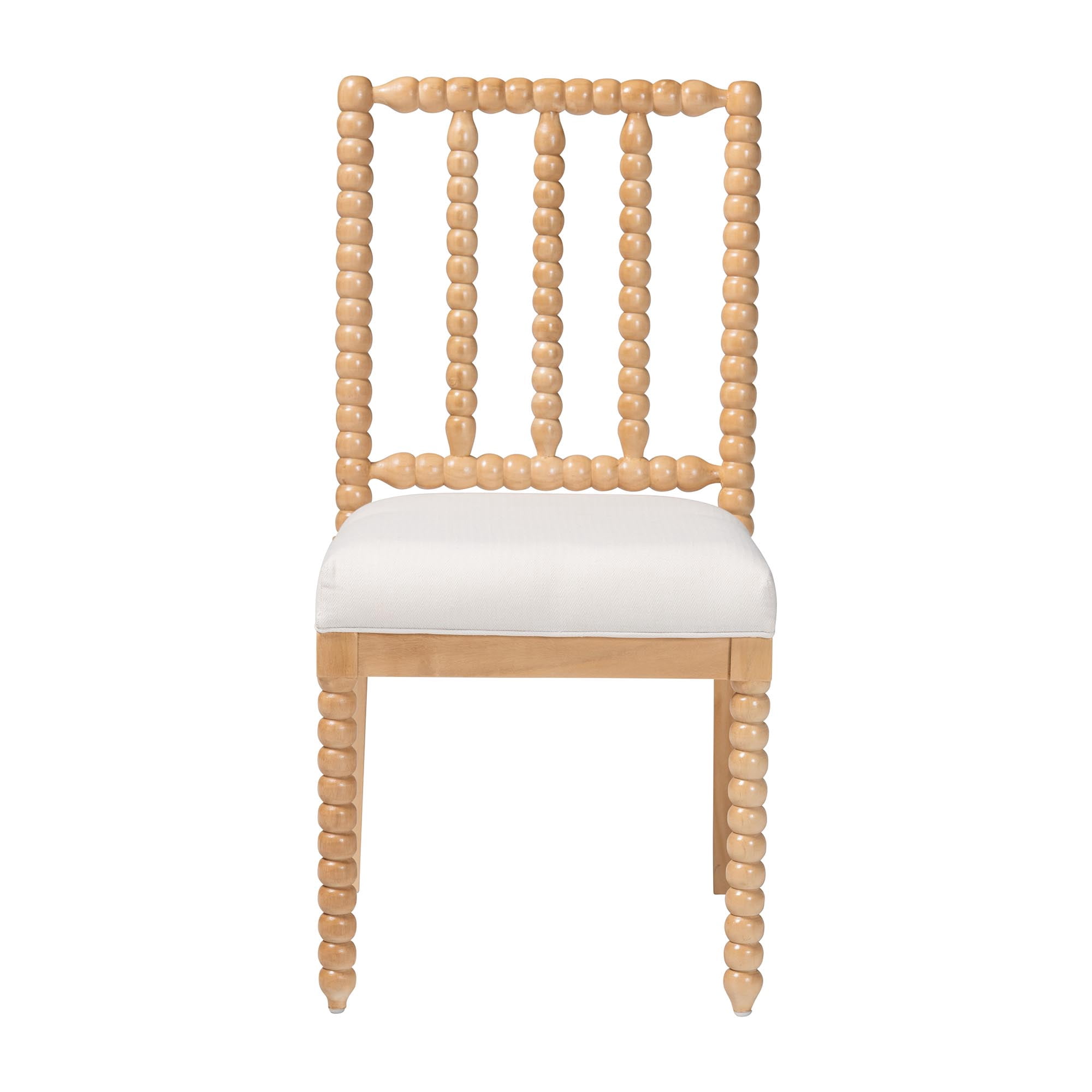 bali & pari Deya Traditional Dining Chair, Dining Height, Natural Brown