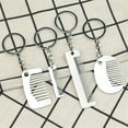 thumbnail image 5 of Stainless Steel Miniature Comb Pendant Keychain Travel Friendly Hair Stylists Accessory with Keyring for Women, 5 of 8