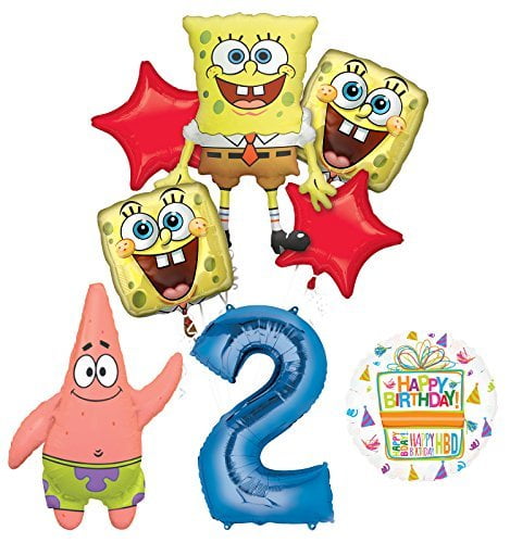 ~ Birthday Party Supplies Patrick Wrap SPONGEBOB SQUAREPANTS MINI GIFT BAGS 2