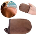 thumbnail image 2 of Self Tanning Mitt for Self Tan, Self Tanner Mitt for Application of Self Tanner, Flocking Self Tanner Mitten Lotion Applicator Small Sunless Tanner Mitt, Washable And Reusable (Brown), 2 of 6