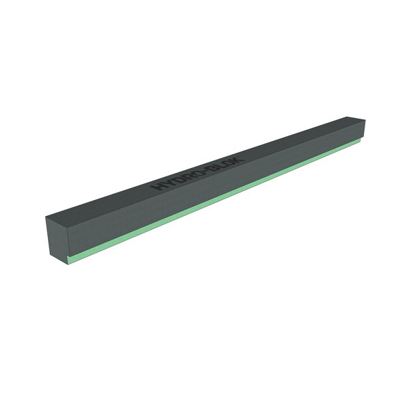 Hydro-Blok Solid Foam Shower Curb, 3.5" x 4" x 60"