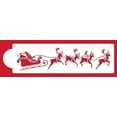 thumbnail image 2 of Santa's Sleigh and Reindeer by Designer Stencils, 2 of 4