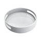 thumbnail image 1 of Estante giratorio para tocadiscos, almacenamiento de cosméticos, organizador antideslizante, bandeja para utensilios de cocina para dormitorio, suministros para el hogar, blanco pequeño Inevent HA011511-08B, 1 of 7