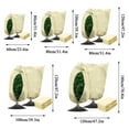 thumbnail image 2 of Winter Zipper Plant Covers - Warm Plant Protection Cover Bags, Frost Cloth Blanket Protecting Fruit Tree Potted Plants from Freezing Animals Eating(60*80cm,Off White), 2 of 2