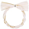 thumbnail image 1 of CIMAXIC Party Raffia Paper Wreath DIY Handmade Wreath Base Material Party Door Decoration,7.48"X6.3"X0.59", 1 of 4