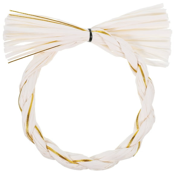 unbranded  DIY Garland Ring Natural Wreath Wreaths Decoration Door White