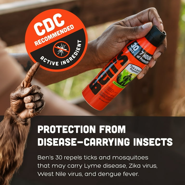Ben's Tick & Insect Repellent Eco Spray, 30% DEET, Fragrance-Free