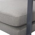 thumbnail image 5 of Tommy Hilfiger Russell Bronze Metal Frame Accent Chair Grey, 5 of 15