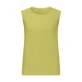 thumbnail image 7 of vdgthytj Plus Size Workout Tank Tops for Women Crew Neck Sleeveless Summer Basic Shirts Quick Dry Casual Loose Sport Blouses, 7 of 7