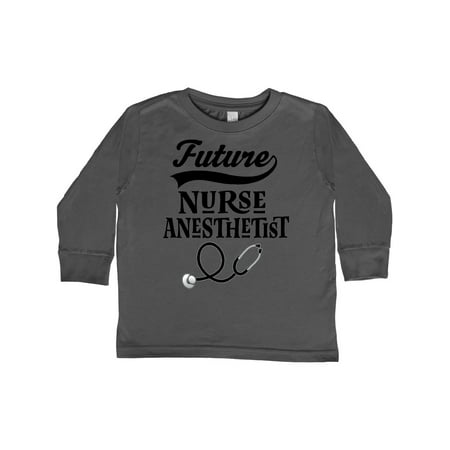 

Inktastic Future Nurse Anesthetist Gift Toddler Toddler Girl Long Sleeve T-Shirt