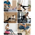 thumbnail image 3 of Yawlsow 4 Pairs Pilates Socks with Grips for Women, Non-Slip Yoga Socks for Barre, Ballet, Barefoot Workout, 3 of 5