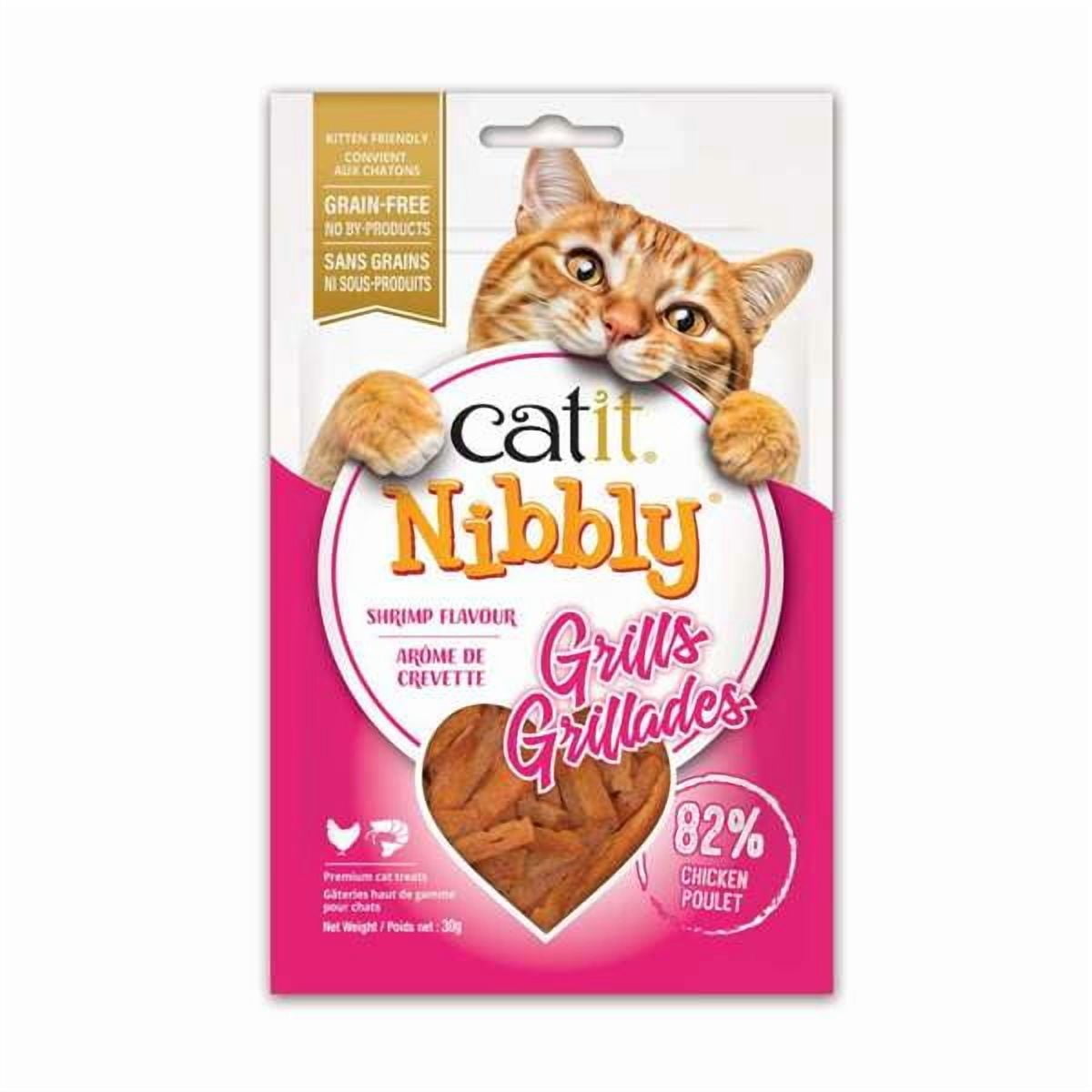 Catit Nibbly Grills Cat Treats Chicken and Shrimp Flavour, 30g