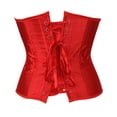 thumbnail image 3 of Corset Top Corset Lingerie For Women Bustier Tops For Women Underbust Corset Tops For Women Red XS, 3 of 5