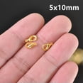 thumbnail image 5 of U8MO 50PCS Lobster Claw Clasps Hooks Gold/Silver/Bronze/Black 10/12/14/16/18/21mm-Silver-18x9mm, 5 of 9