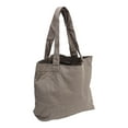 thumbnail image 2 of Yoga Mat Carrier Tote Portable Storage Canvas Carryall Shoulder Bag 2 Layer with Zipper Gray, 2 of 8