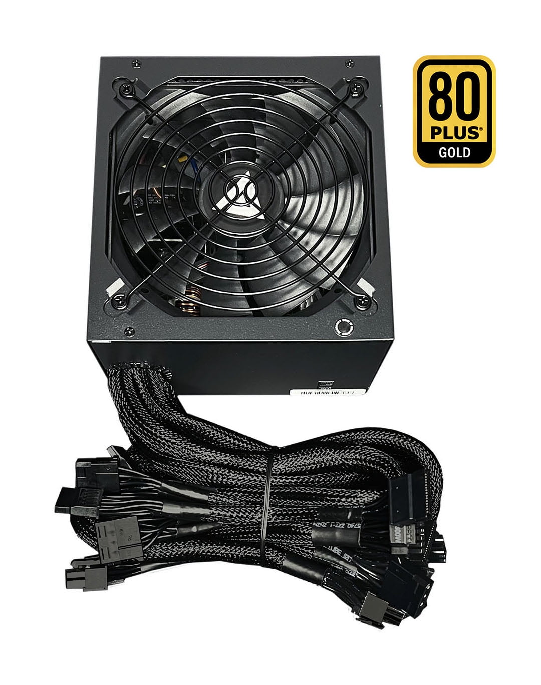 Apevia ATX-PR850W PCIe 5.0 & ATX 3.0 Ready Prestige 850W 80+ Gold Certified, Gen 5 12VHPWR Connector, Active PFC ATX Gaming Power Supply