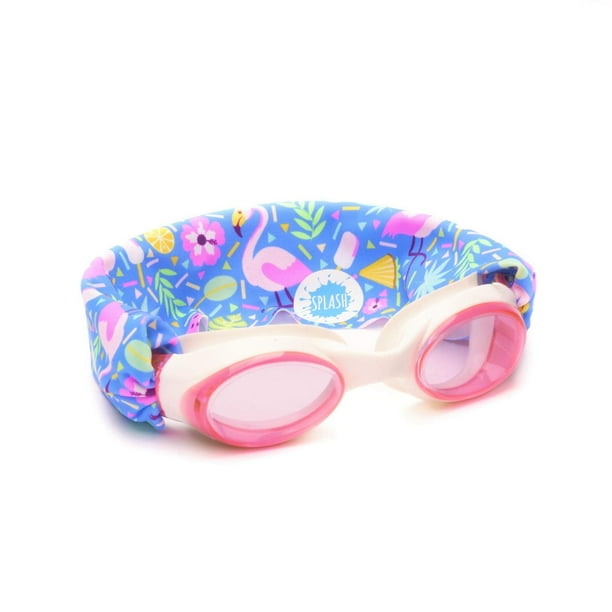 SPLASH PLACE GOGGLES NATACION con Correa de Tela - FLAMINGO POP | Fun, Fashionable, Comfortable - Go multicolor