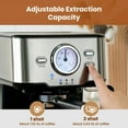 thumbnail image 2 of GEVI 20 Bar Espresso Coffee Maker, Espresso Machine with Milk Frother Steam Wand, 45 OZ Removable Water Tank for Home/Office/Cafe, Black, 2 of 7