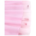 thumbnail image 5 of Sunny Fashion Girls Skirt Pink Valentine Day Love Heart Mini High Waist Mesh Tutu Dance 11-12 Years, 5 of 5